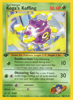 2000 Gym Challenge Koga's Koffing #48