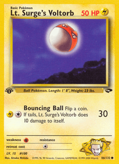 2000 Gym Challenge Lt. Surge's Voltorb #86