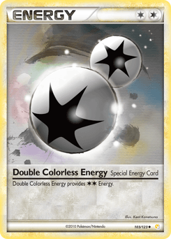 Double Colorless Energy HeartGold & SoulSilver card