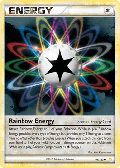 Rainbow Energy HeartGold & SoulSilver card