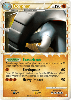 Donphan HeartGold & SoulSilver card