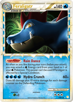 Feraligatr HeartGold & SoulSilver card