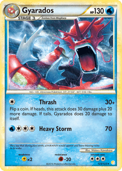 Gyarados HeartGold & SoulSilver card