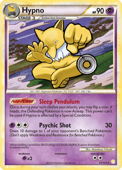 2010 HeartGold & SoulSilver Hypno #23