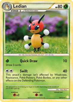 Ledian HeartGold & SoulSilver card