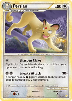 Persian HeartGold & SoulSilver card