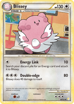Blissey HeartGold & SoulSilver card