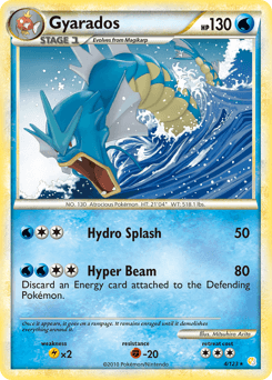 2010 HeartGold & SoulSilver Gyarados #4