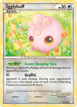 Igglybuff HeartGold & SoulSilver card