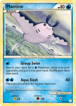 Mantine HeartGold & SoulSilver card