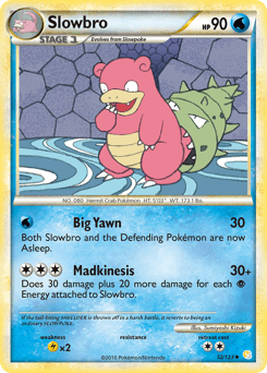 2010 HeartGold & SoulSilver Slowbro #52