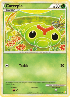 Caterpie HeartGold & SoulSilver card