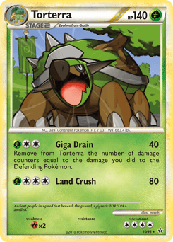 Torterra HS—Unleashed card