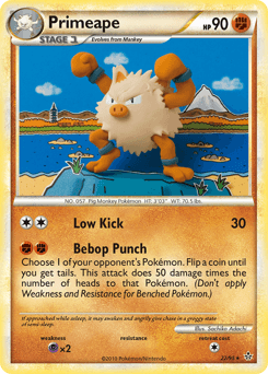 Primeape HS—Unleashed card