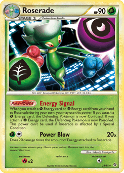 Roserade HS—Unleashed card