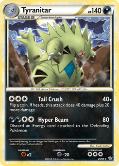 2010 HS—Unleashed Tyranitar #26