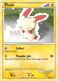 2010 HS—Unleashed Plusle #36