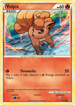 Vulpix HS—Unleashed card