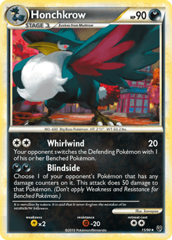Honchkrow HS—Undaunted card