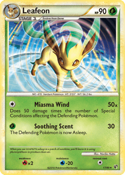Leafeon HS—Undaunted card
