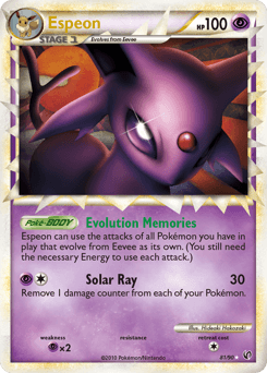 Espeon ★ HS—Undaunted card