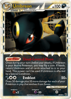 Umbreon HS—Undaunted card