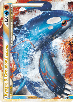 Kyogre & Groudon LEGEND HS—Undaunted card