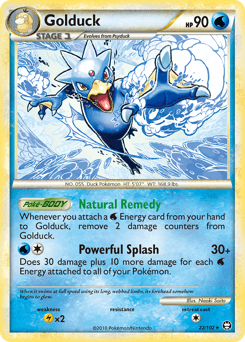 Golduck HS—Triumphant card