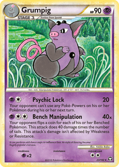 Grumpig HS—Triumphant card