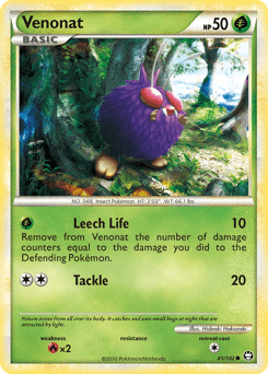 Venonat HS—Triumphant card