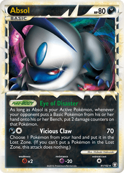 Absol HS—Triumphant card