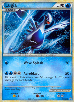 Lugia HGSS Black Star Promos card