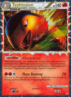Typhlosion HGSS Black Star Promos card