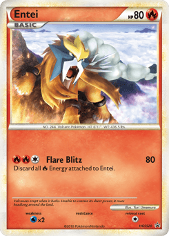Entei HGSS Black Star Promos card