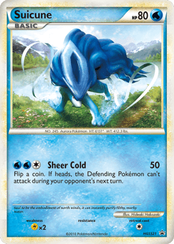 Suicune HGSS Black Star Promos card