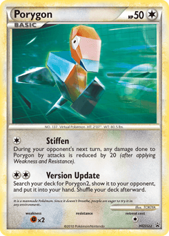 Porygon HGSS Black Star Promos card