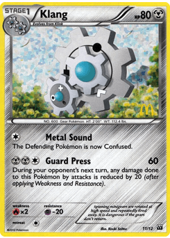 Klang McDonald's Collection 2012 card