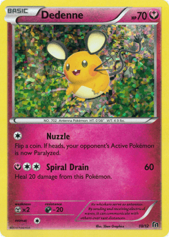 Dedenne McDonald's Collection 2016 card