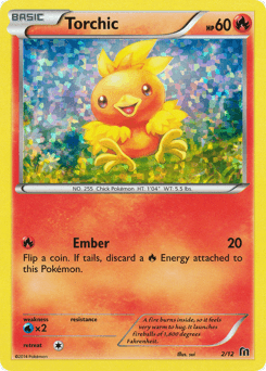 Torchic ★ McDonald's Collection 2016 card