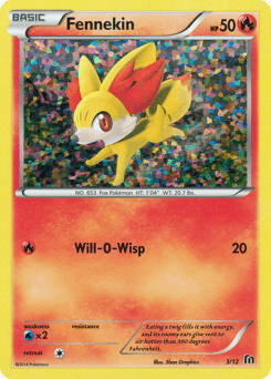 Fennekin McDonald's Collection 2016 card