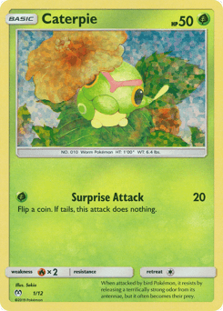Caterpie McDonald's Collection 2019 card