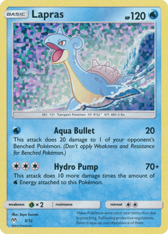 Lapras McDonald's Collection 2019 card
