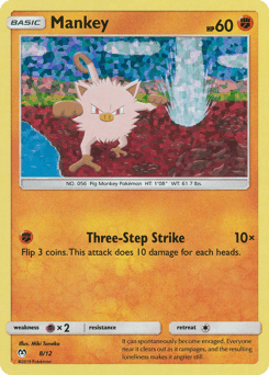 Mankey McDonald's Collection 2019 card