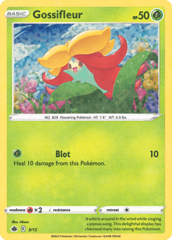 Gossifleur McDonald's Collection 2022 card