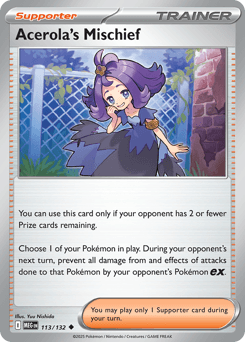 2025 Mega Evolution Acerola's Mischief #113