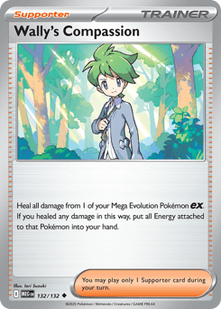 2025 Mega Evolution Wally's Compassion #132