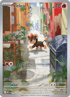 Litleo Mega Evolution card