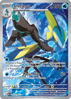 2025 Mega Evolution Inteleon #142
