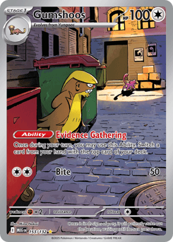 Gumshoos Mega Evolution card
