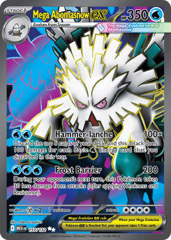 2025 Mega Evolution Mega Abomasnow ex #157